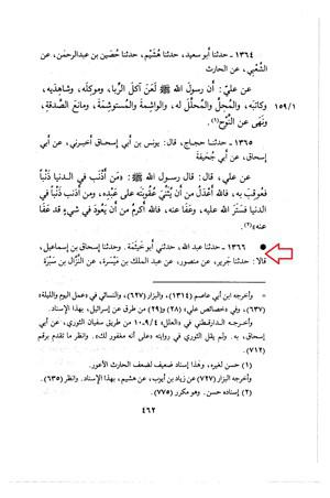 تصحیح روایت مسند احمد